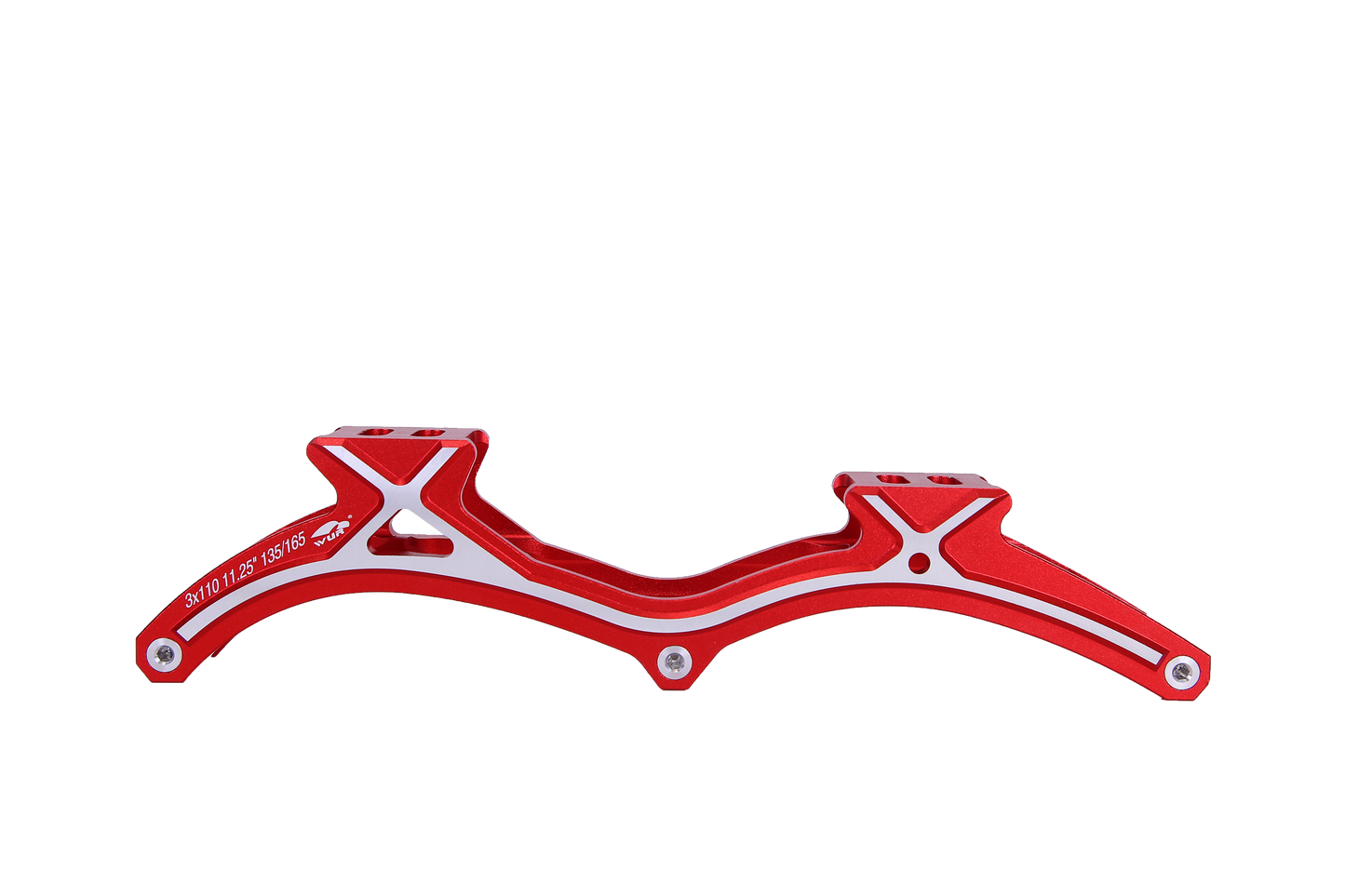 WURskate 3 wheel frame model C2 red