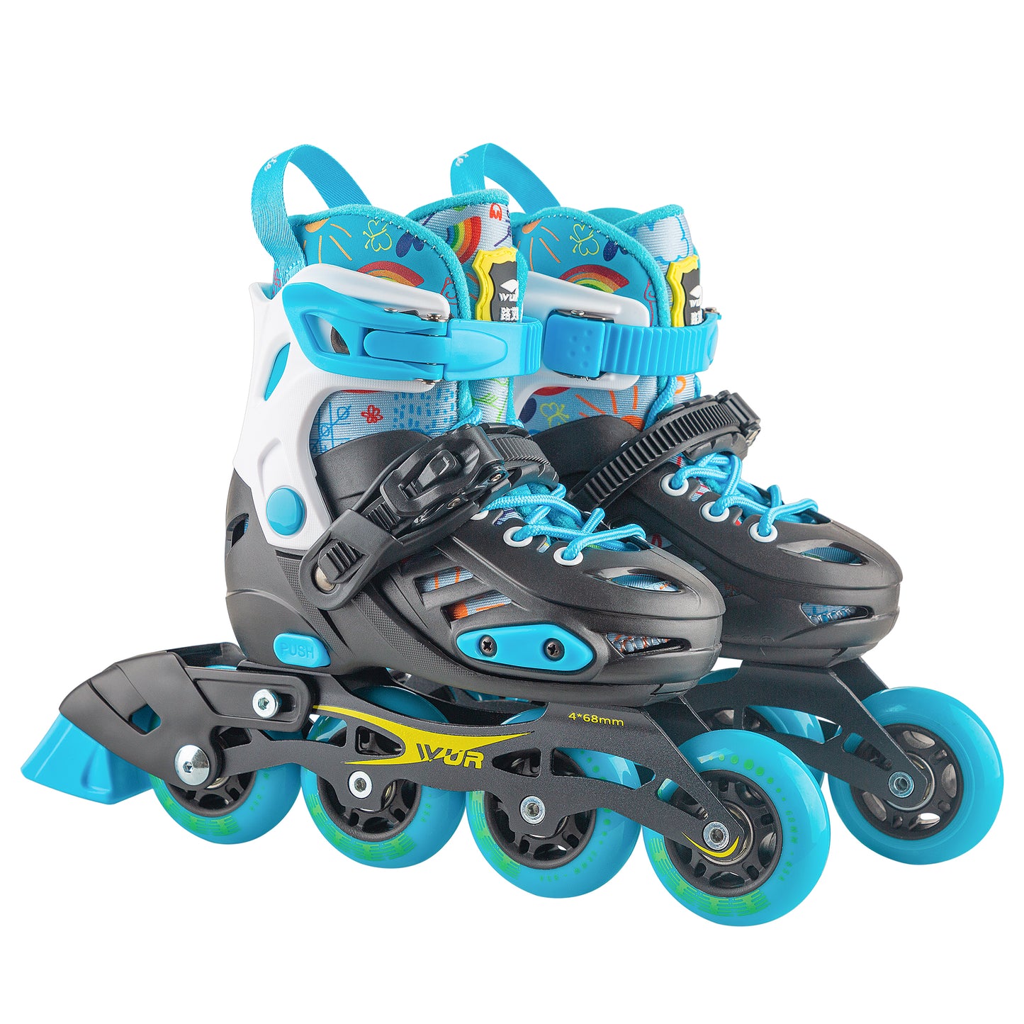 D101 Adjustable skate blue