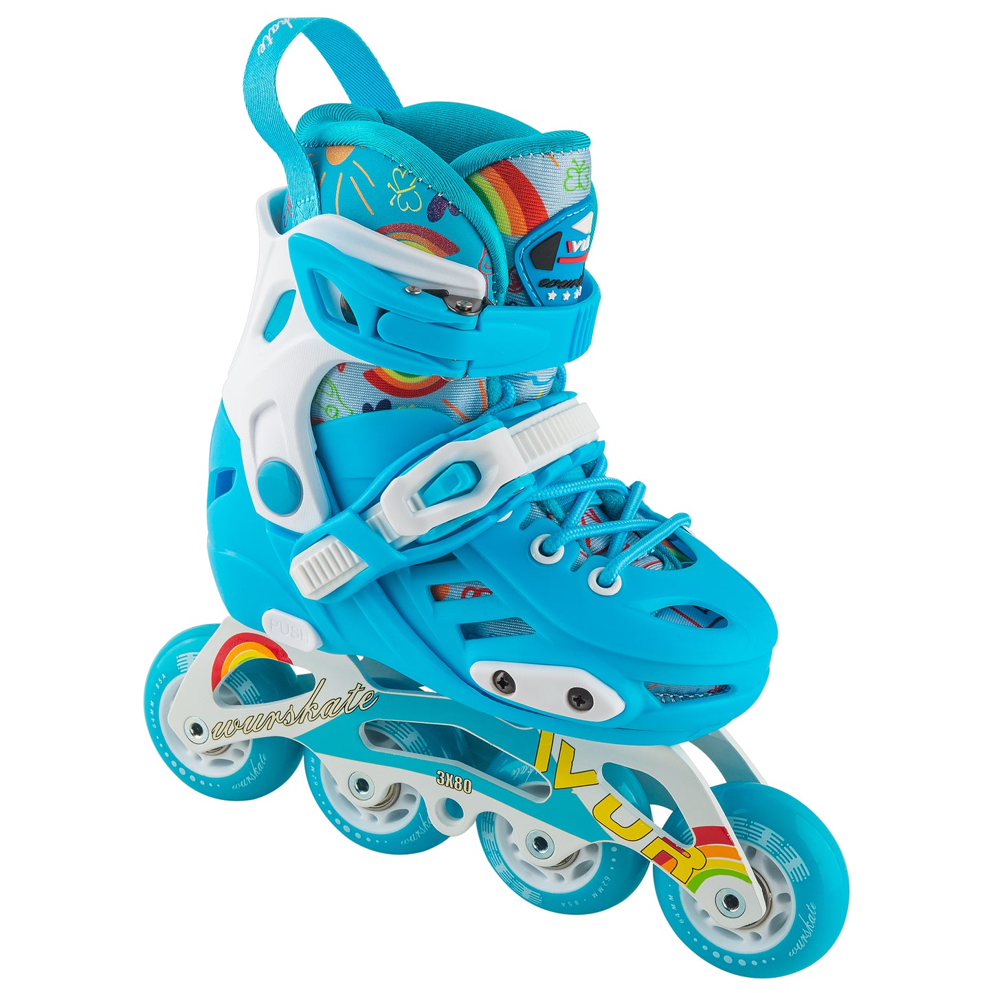 D102 Adjustable skate blue