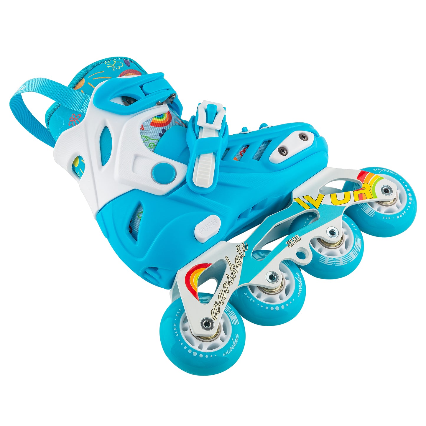 D102 Adjustable skate blue