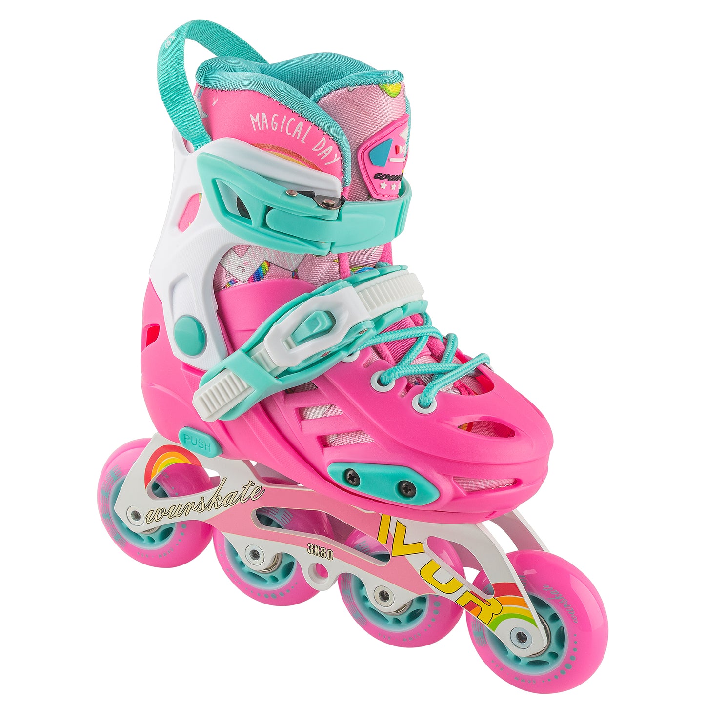 D102 Adjustable skate pink