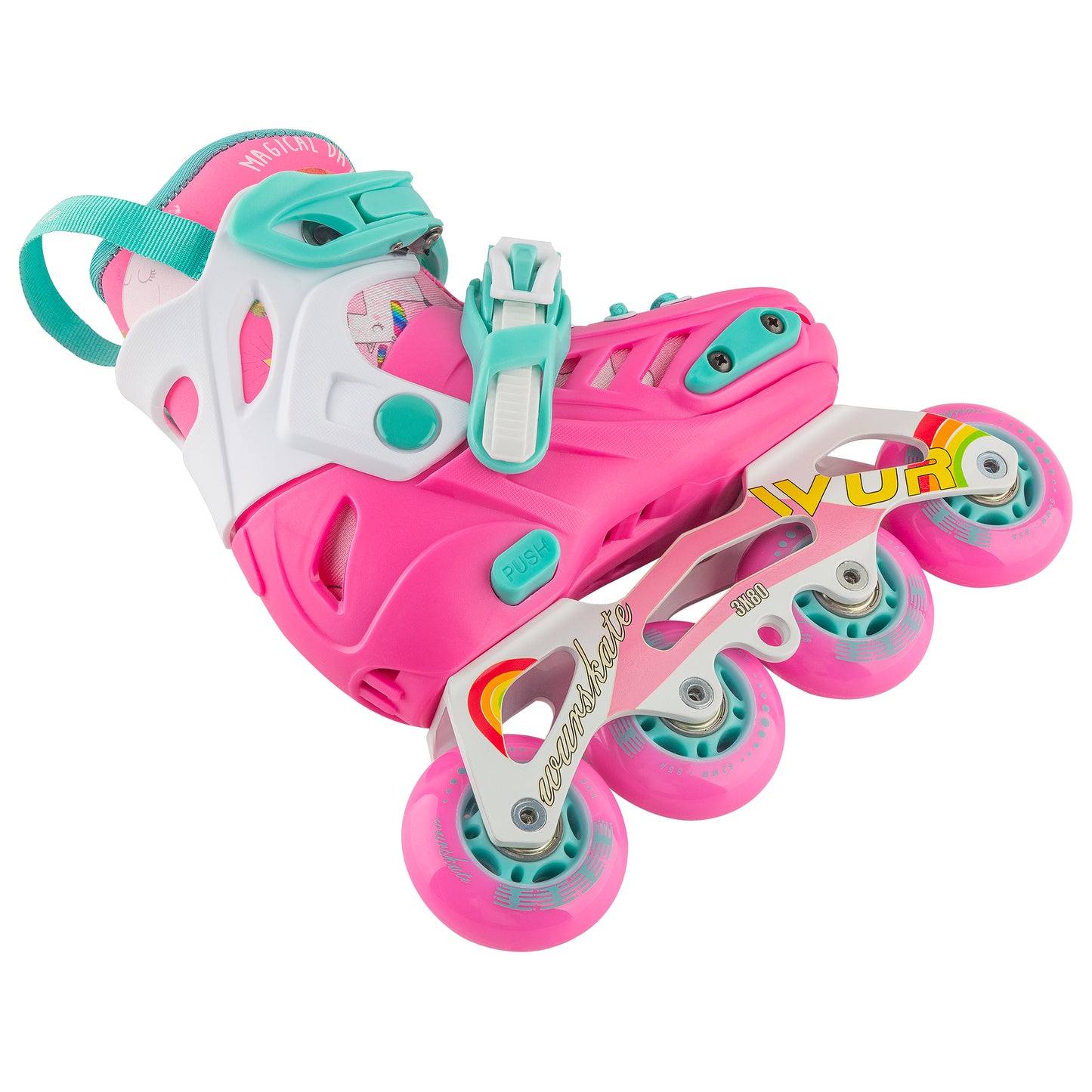 D102 Adjustable skate pink