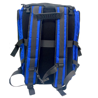 Speed skating backpack blue
