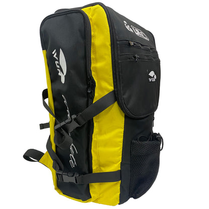 Speed skating backpack yellow