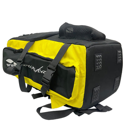 Speed skating backpack yellow