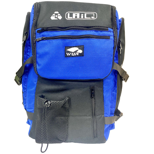Speed skating backpack blue