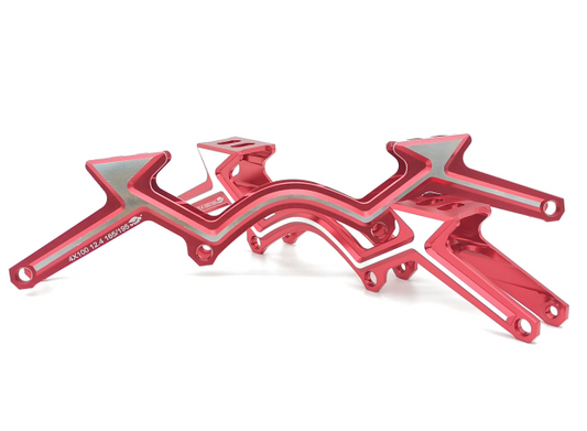 WUR skate brand inline speed skating 7075 Aluminum alloy 4*110mm red frame