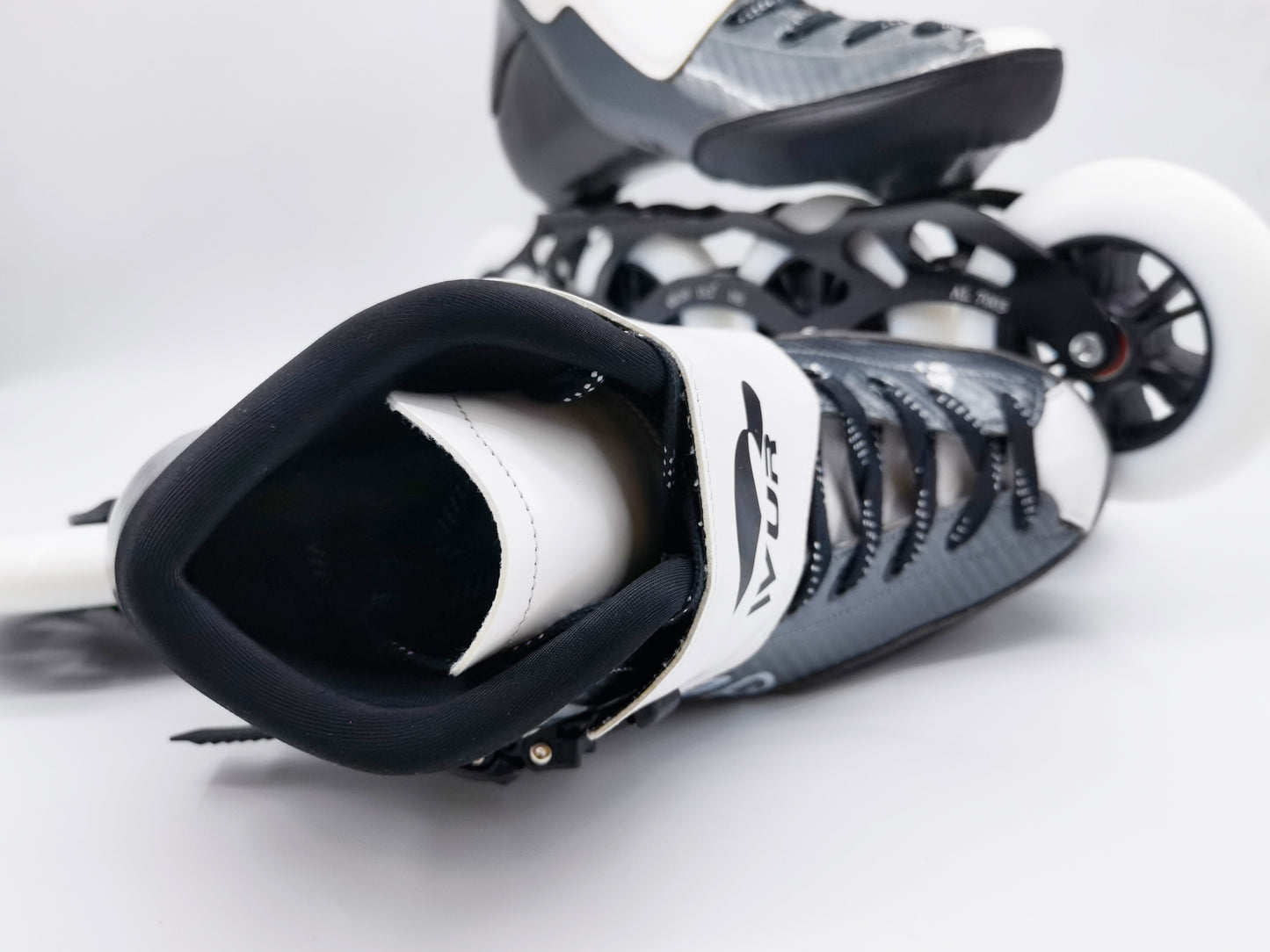 WUR skates inline speed skates carbon fiber gray CX02 4*110mm in stock