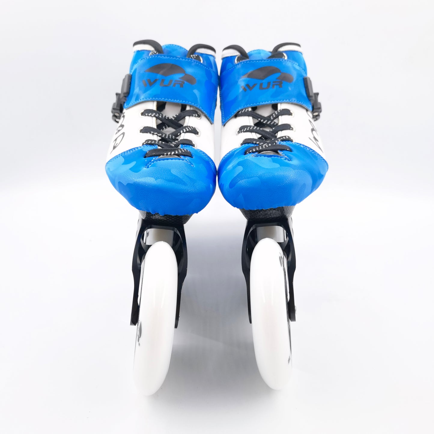 WUR skates inline speed skates carbon fiber  Blue ZQ02 4*110mm in stock